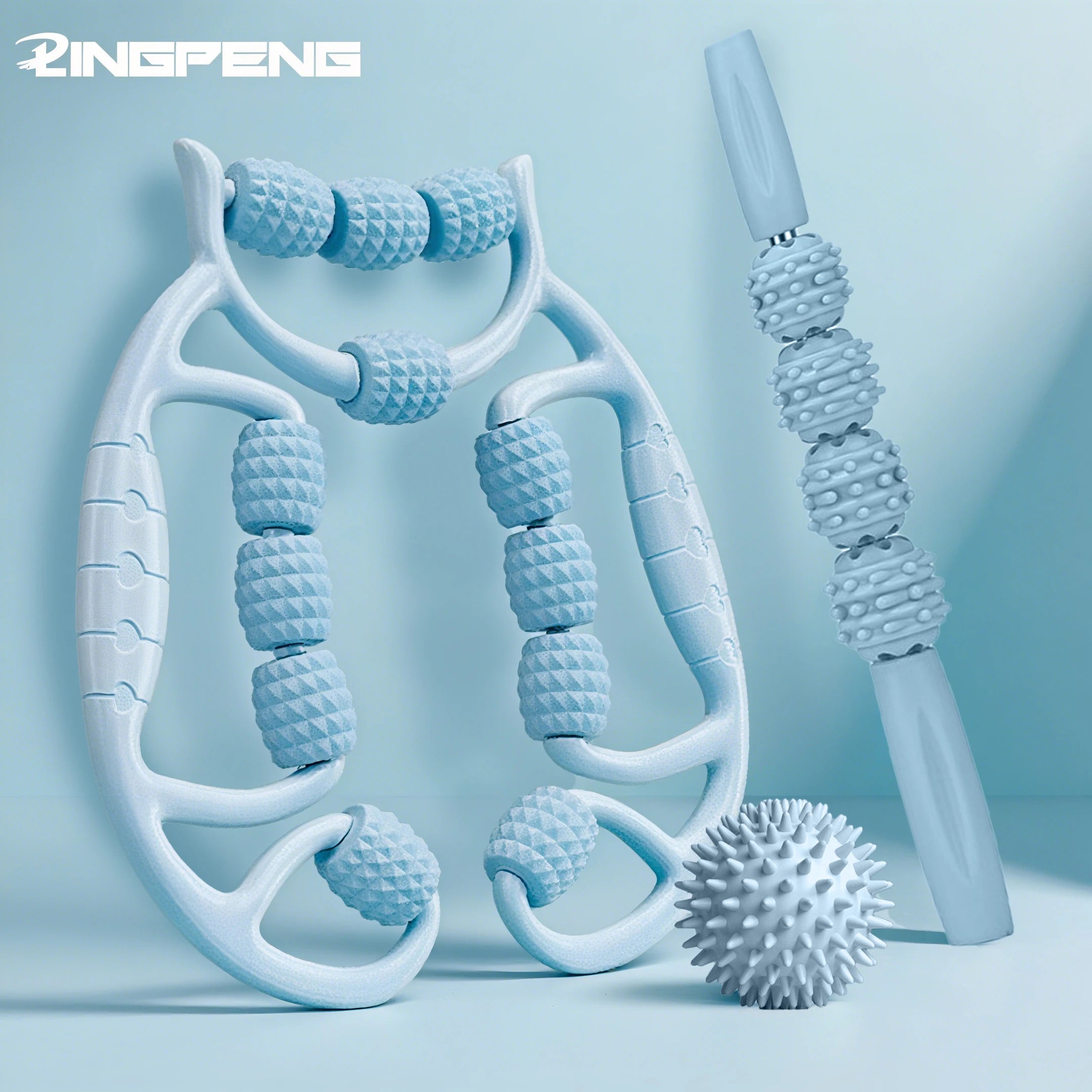 12 Wheels Annular Leg Clamp Massager